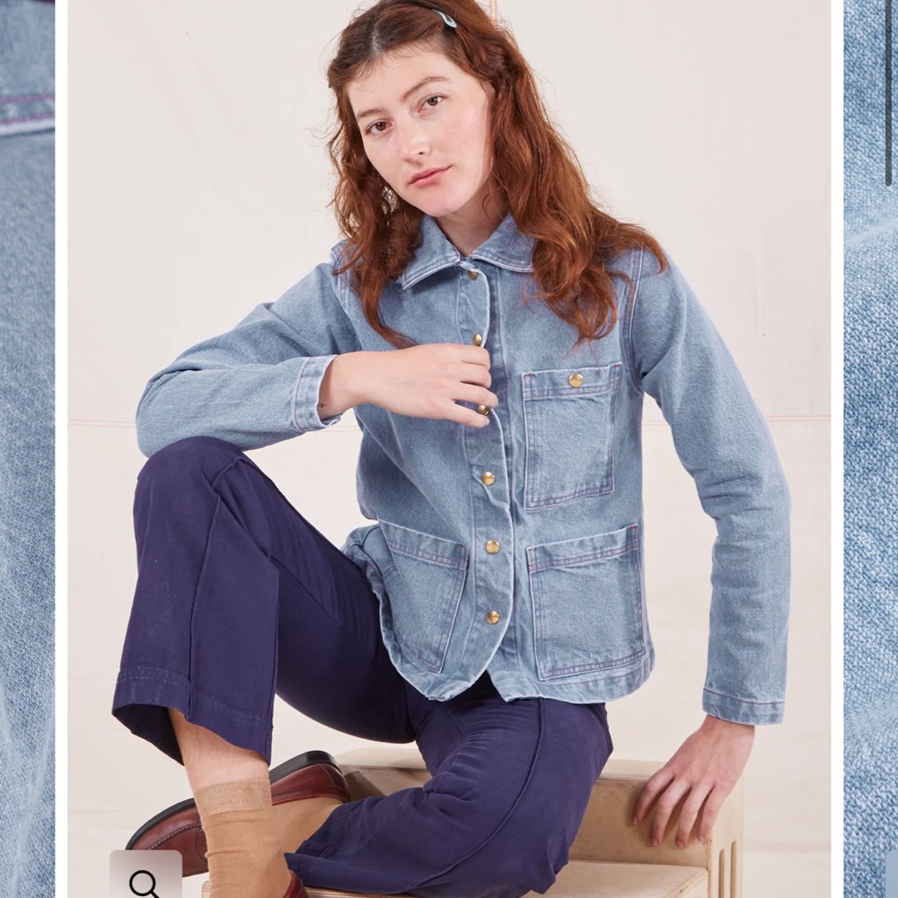 Big Bud Press Light Blue Denim Utility Jacket